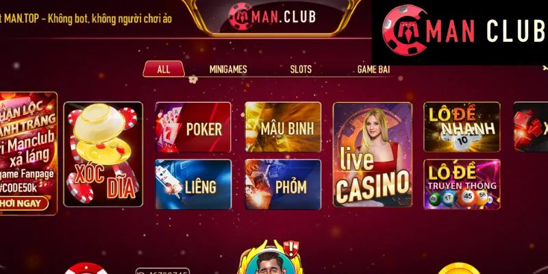 Bộ sưu tập trò chơi khủng tại MANCLUB